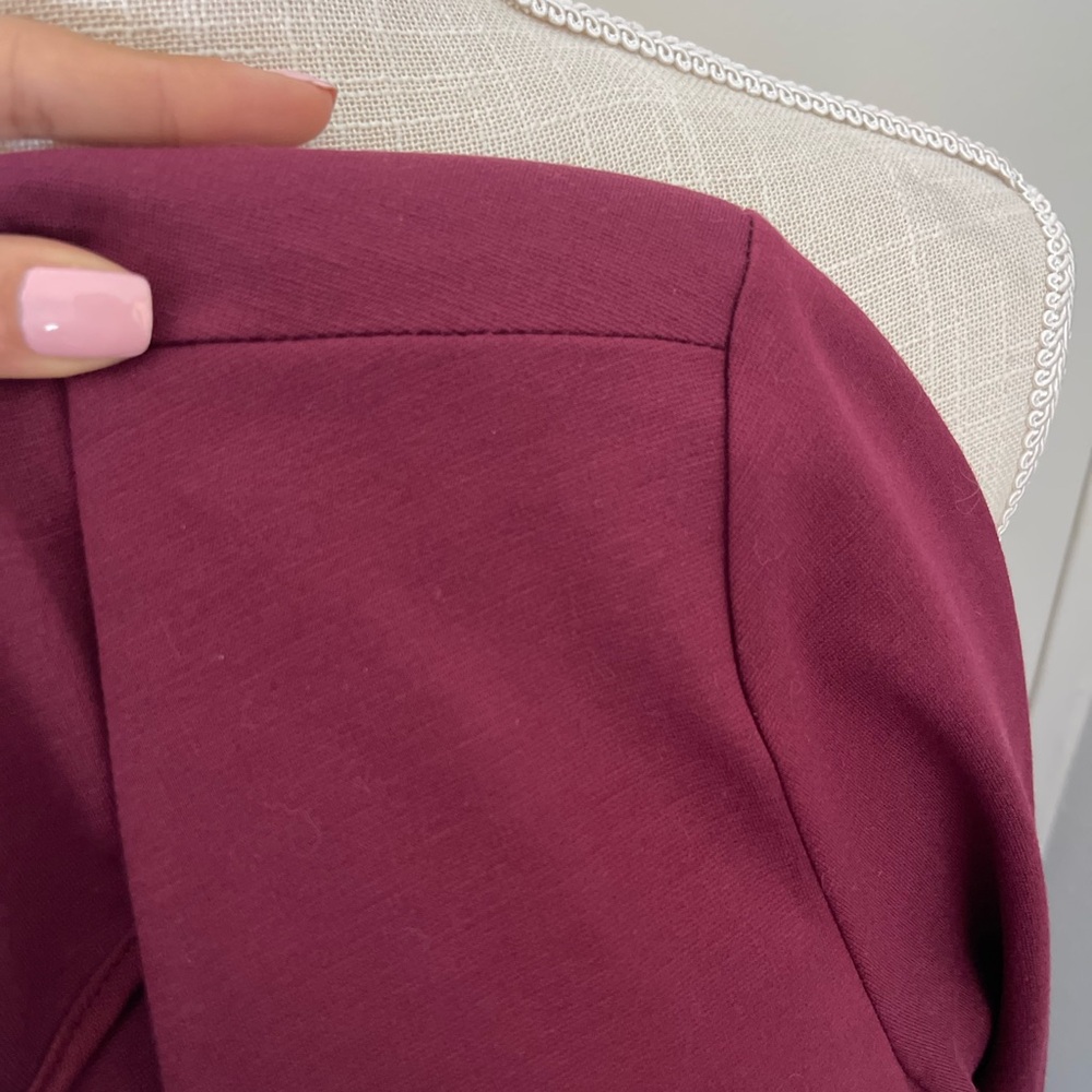 Deep Red Burgundy Blazer - Picture 7 of 7